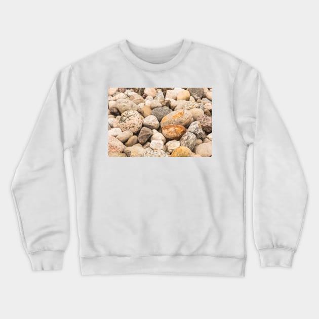 Rocky stones and pebbles Crewneck Sweatshirt by josefpittner